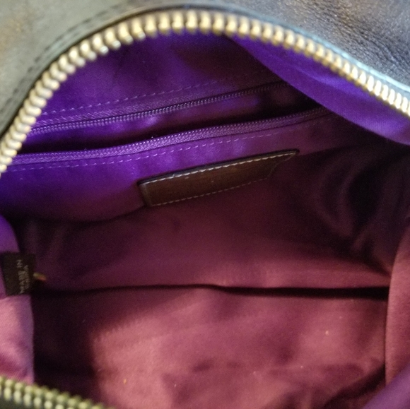 Coach Ashley satchel in black leather. Great condition. - Picture 6 of 8